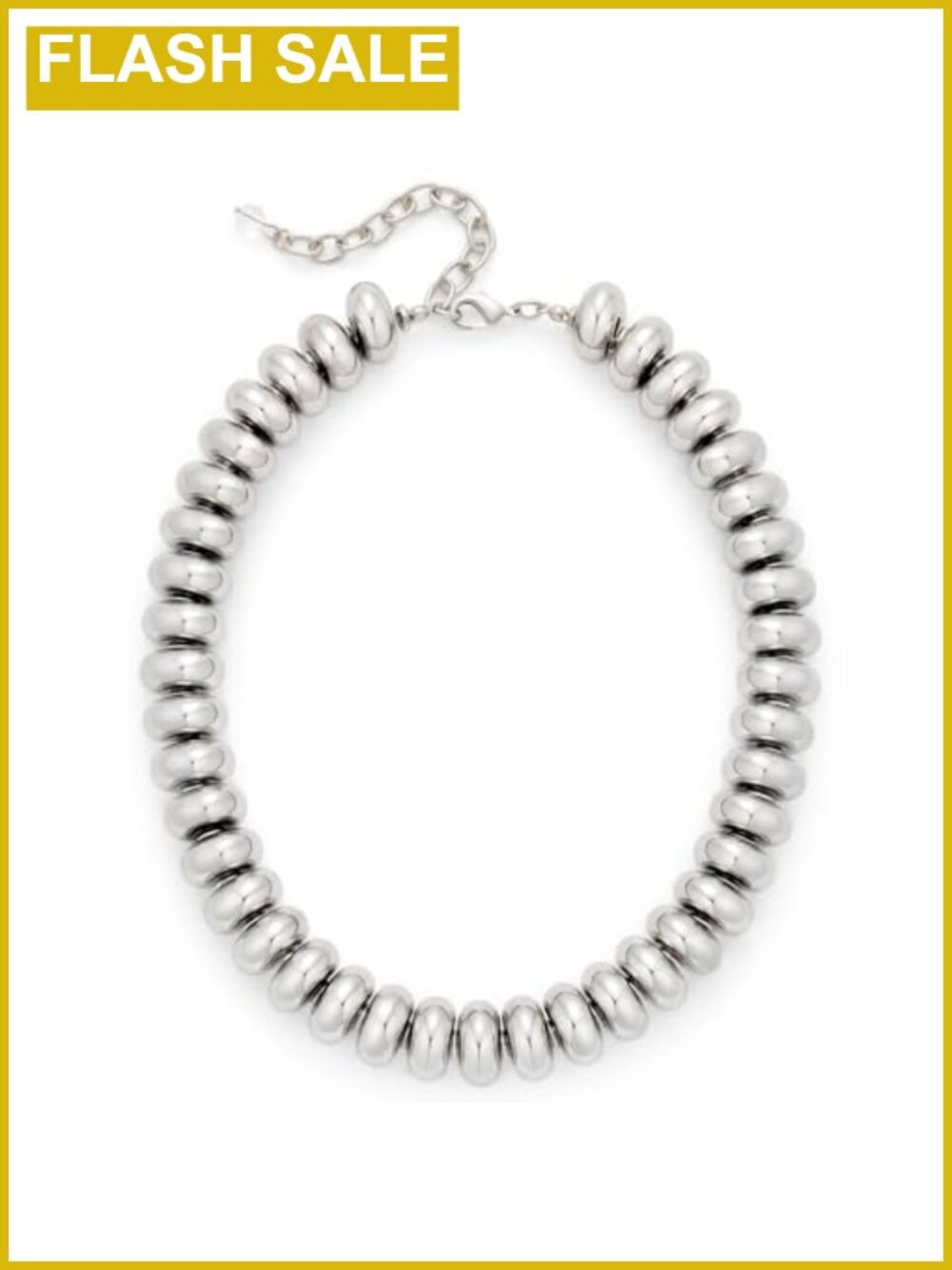 Chunky Beaded Choker Necklace Gold Accent Adjustable Beach Summer Boho Y2K